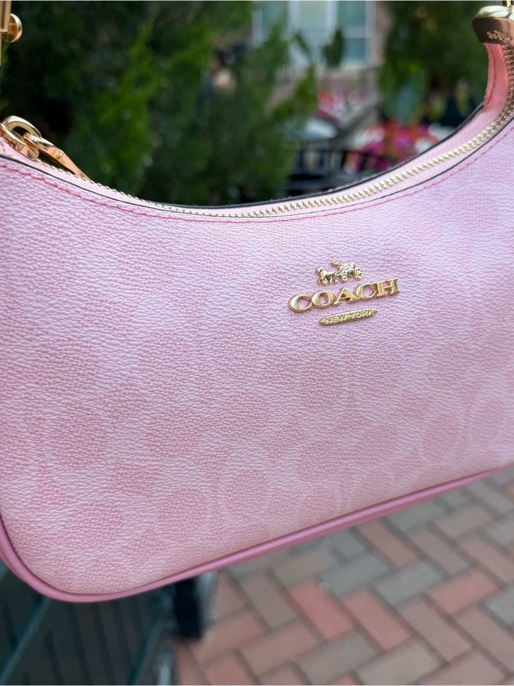 Coach powder pink Teri shoulder bag - Picture 3 of 7